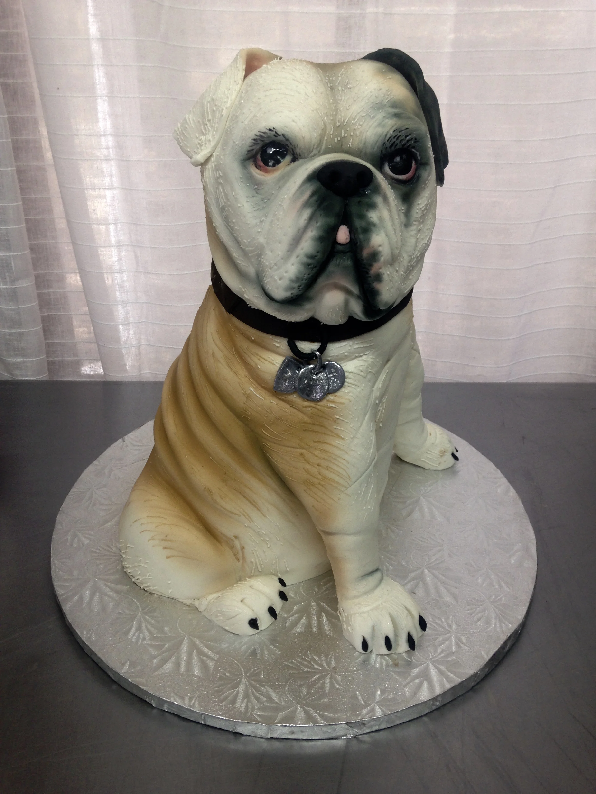 bulldog cake
