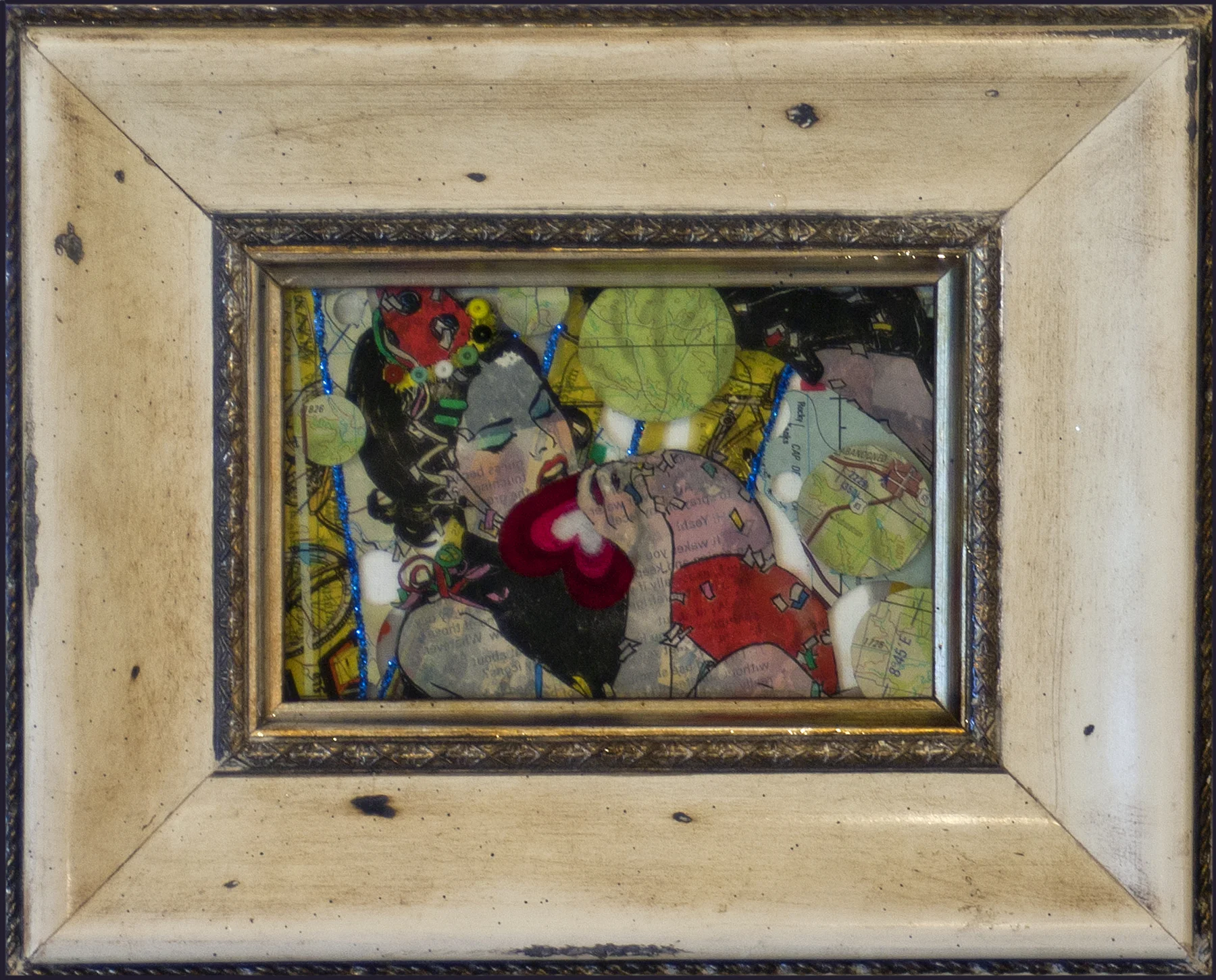Untitled, 2015, Found objects/mixed media