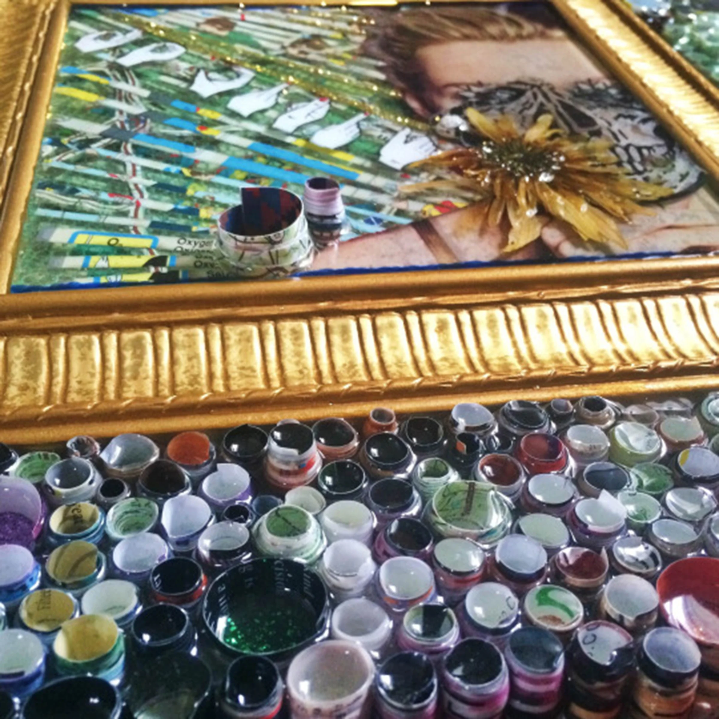 The Illusion of Safety (detail), 2015, Found objects/mixed media