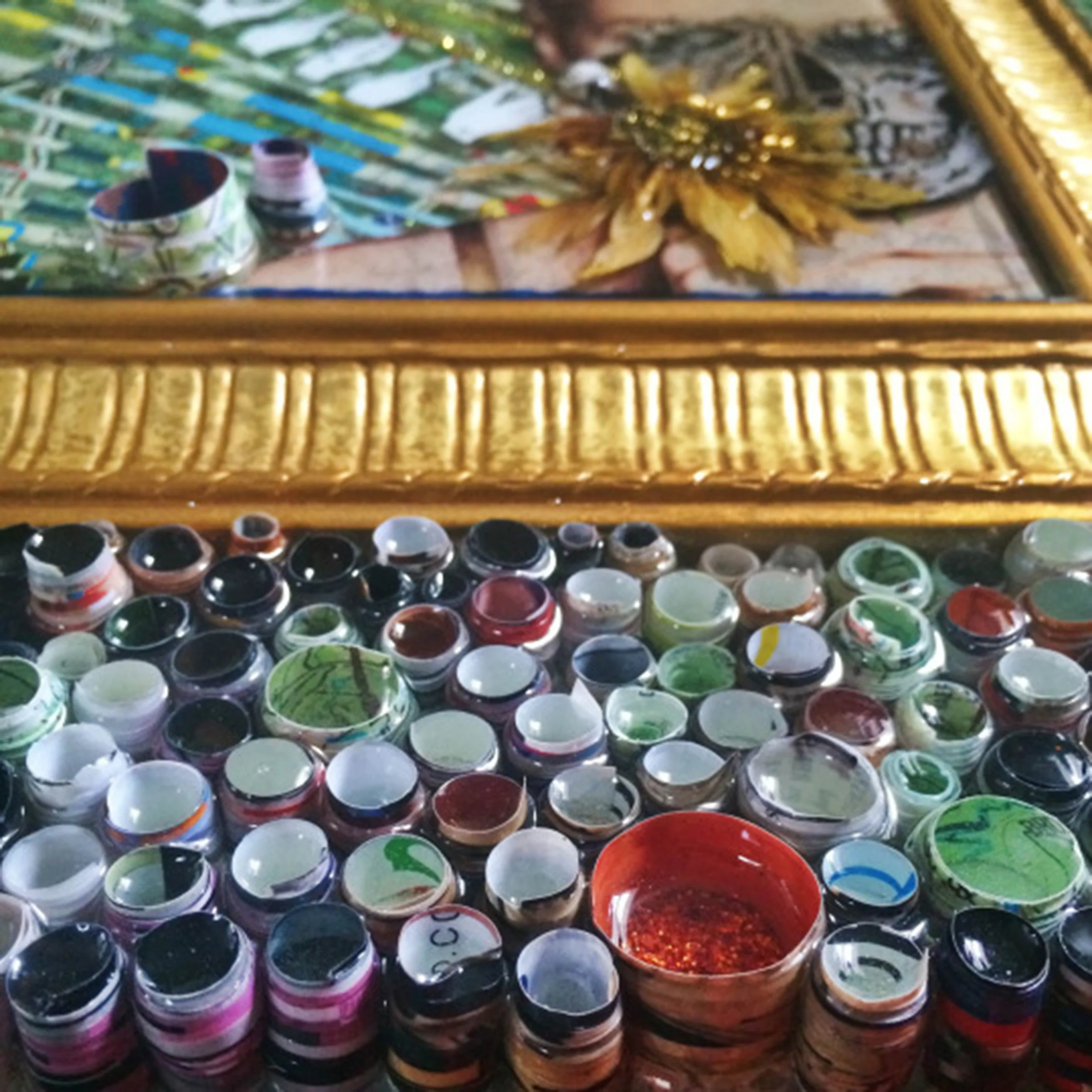 The Illusion of Safety (detail), 2015, Found objects/mixed media