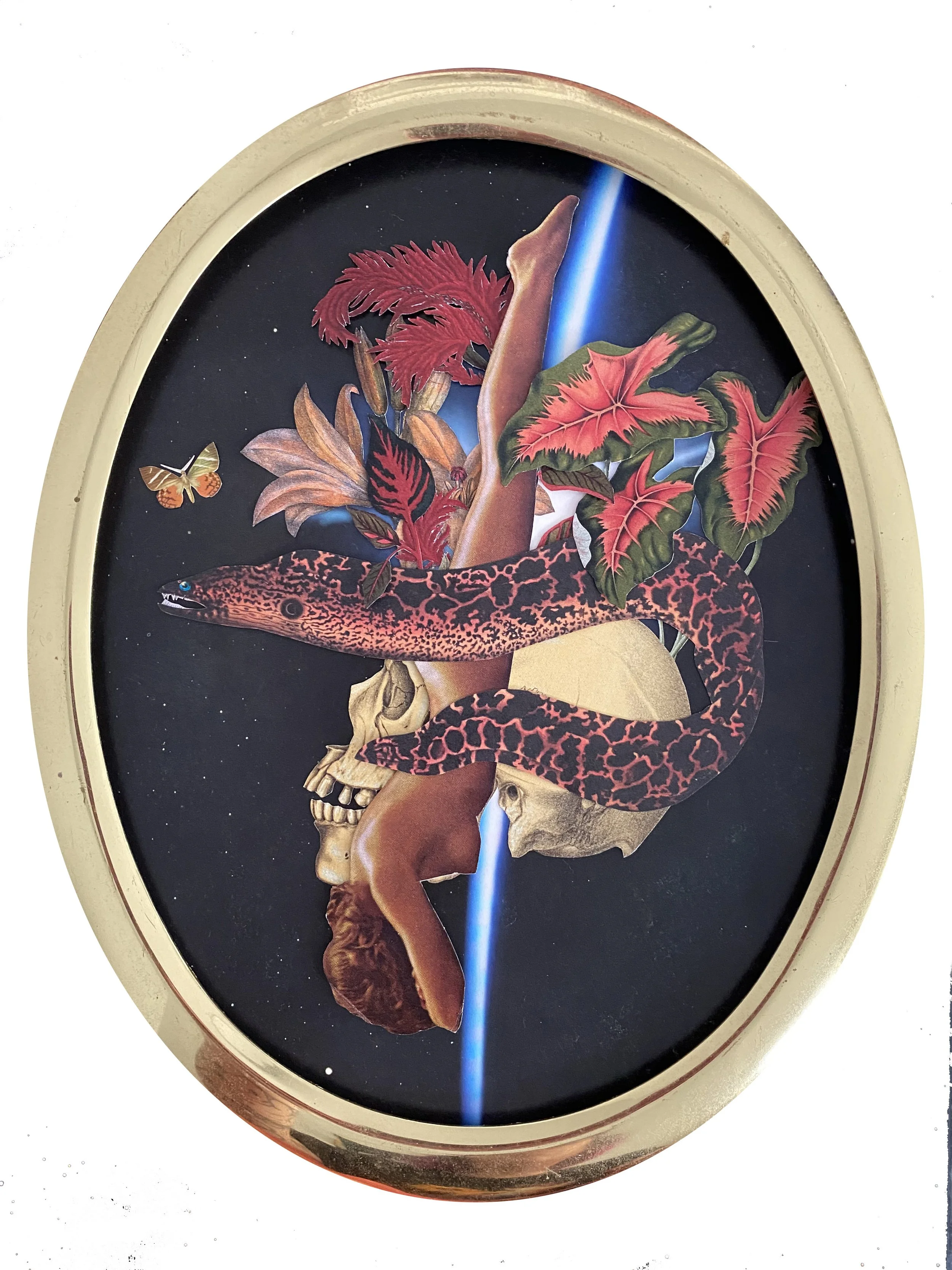 Space Eel, Mixed Media/Found Objects, 2021