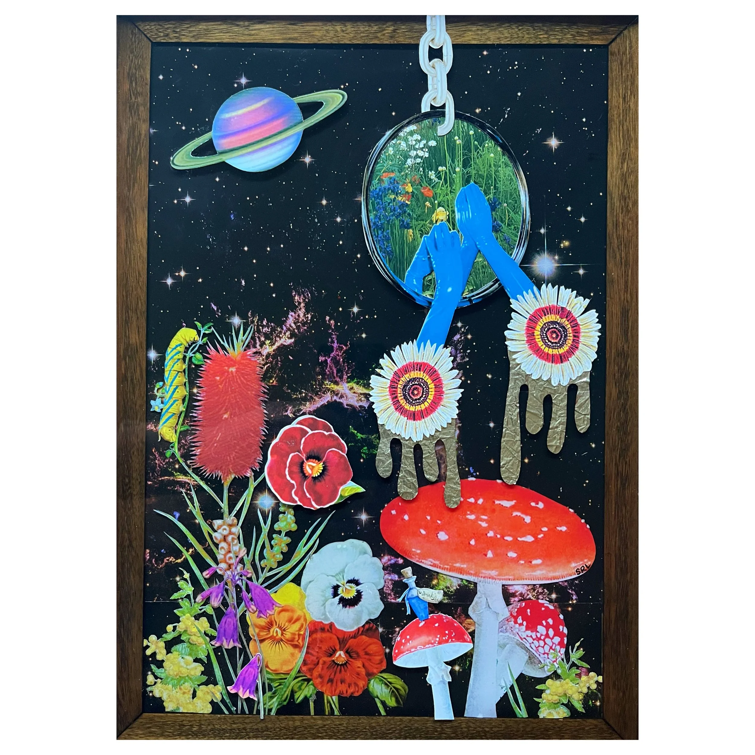 Thru The Looking Glass, Mixed Media/Found Objects, 2023