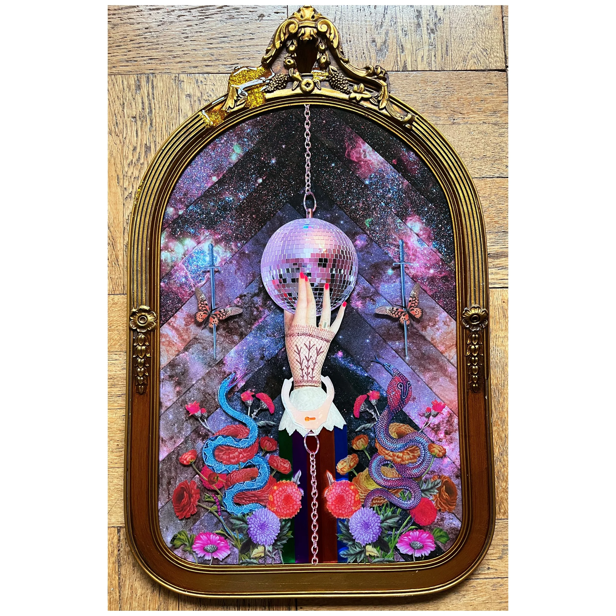 Death Rattle, Mixed Media/Found Objects, 2023