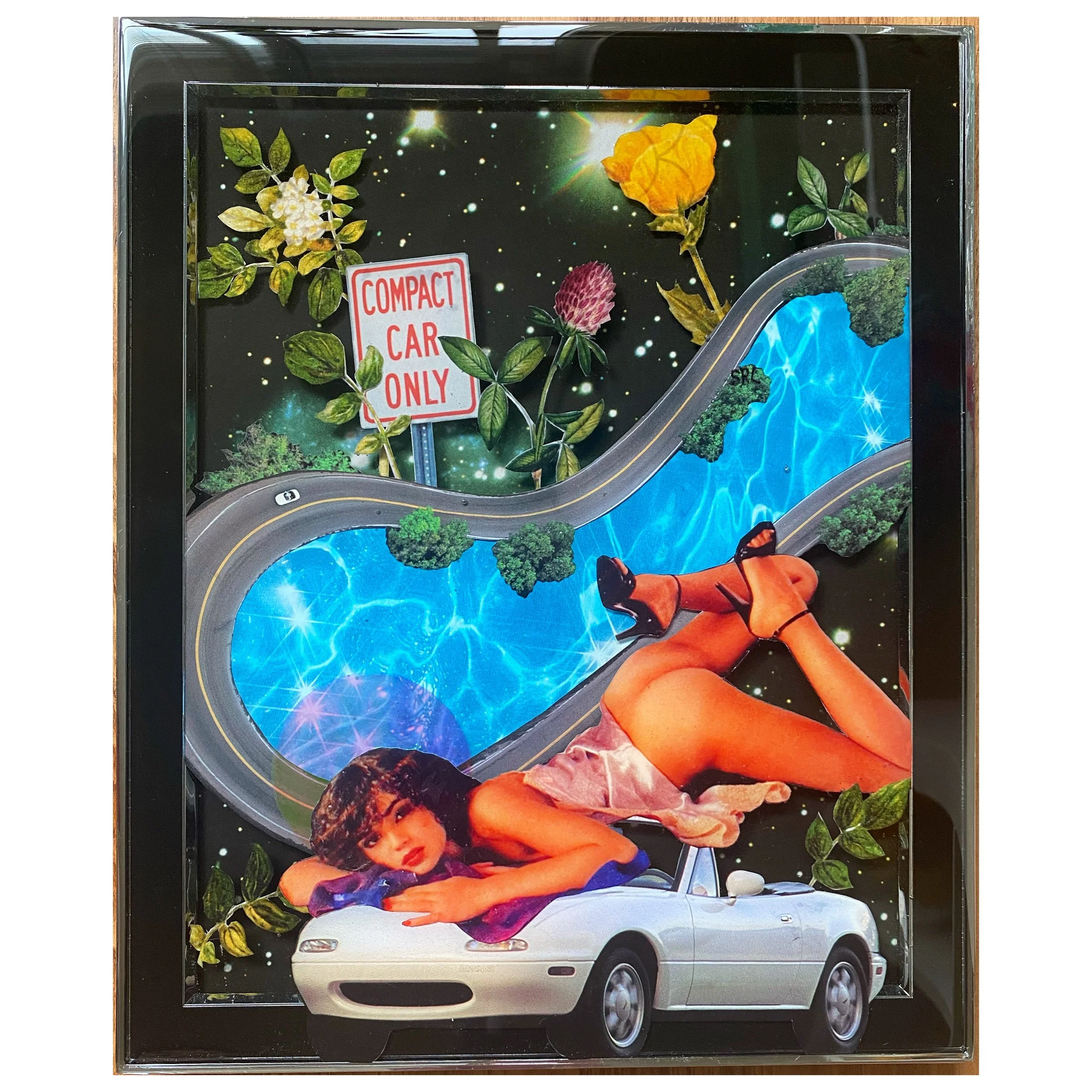 Drive Fast, Eat A$$, Mixed Media/Found Objects, 2021