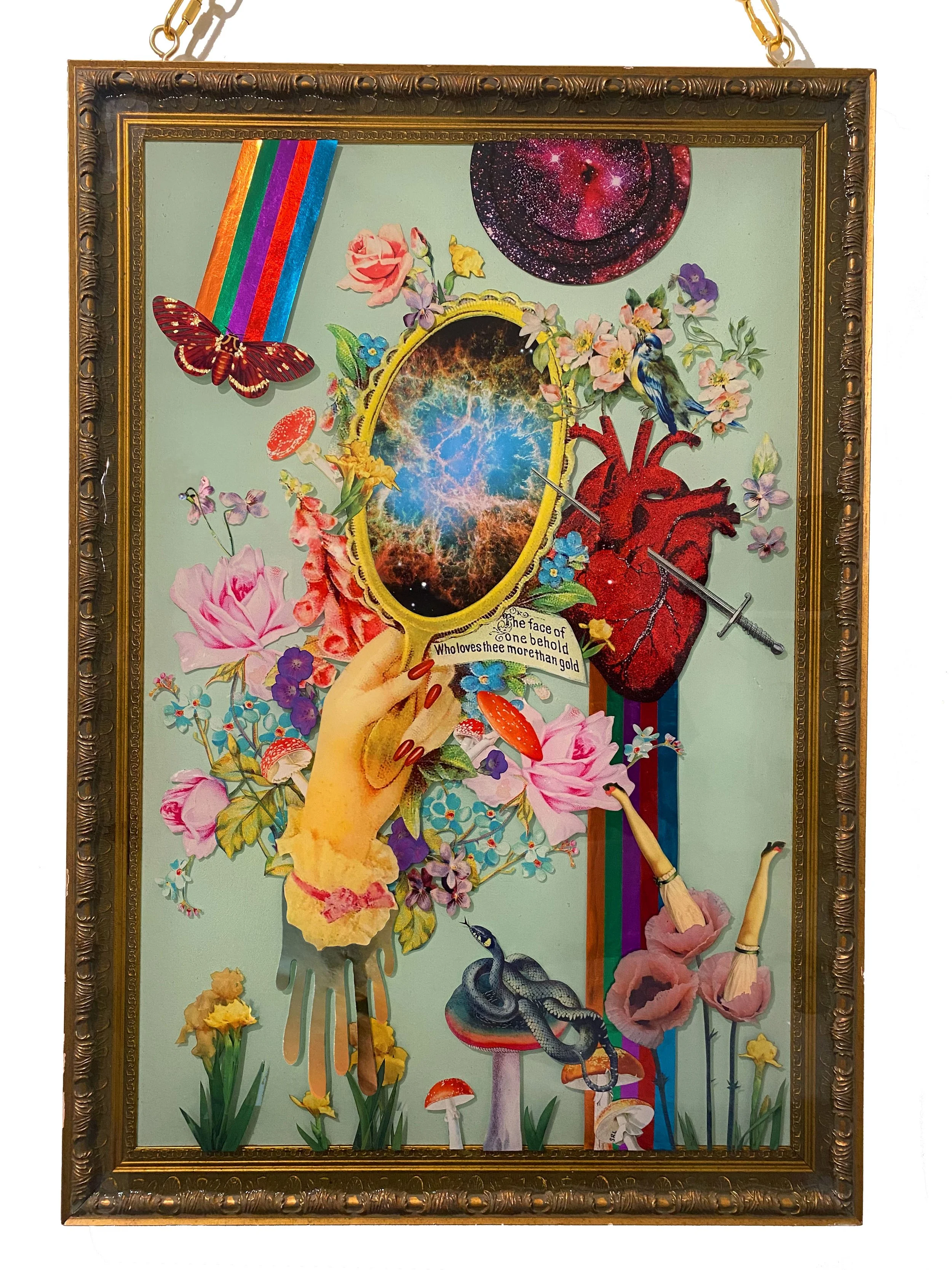 More Than Gold, Mixed Media/Found Objects, 2021