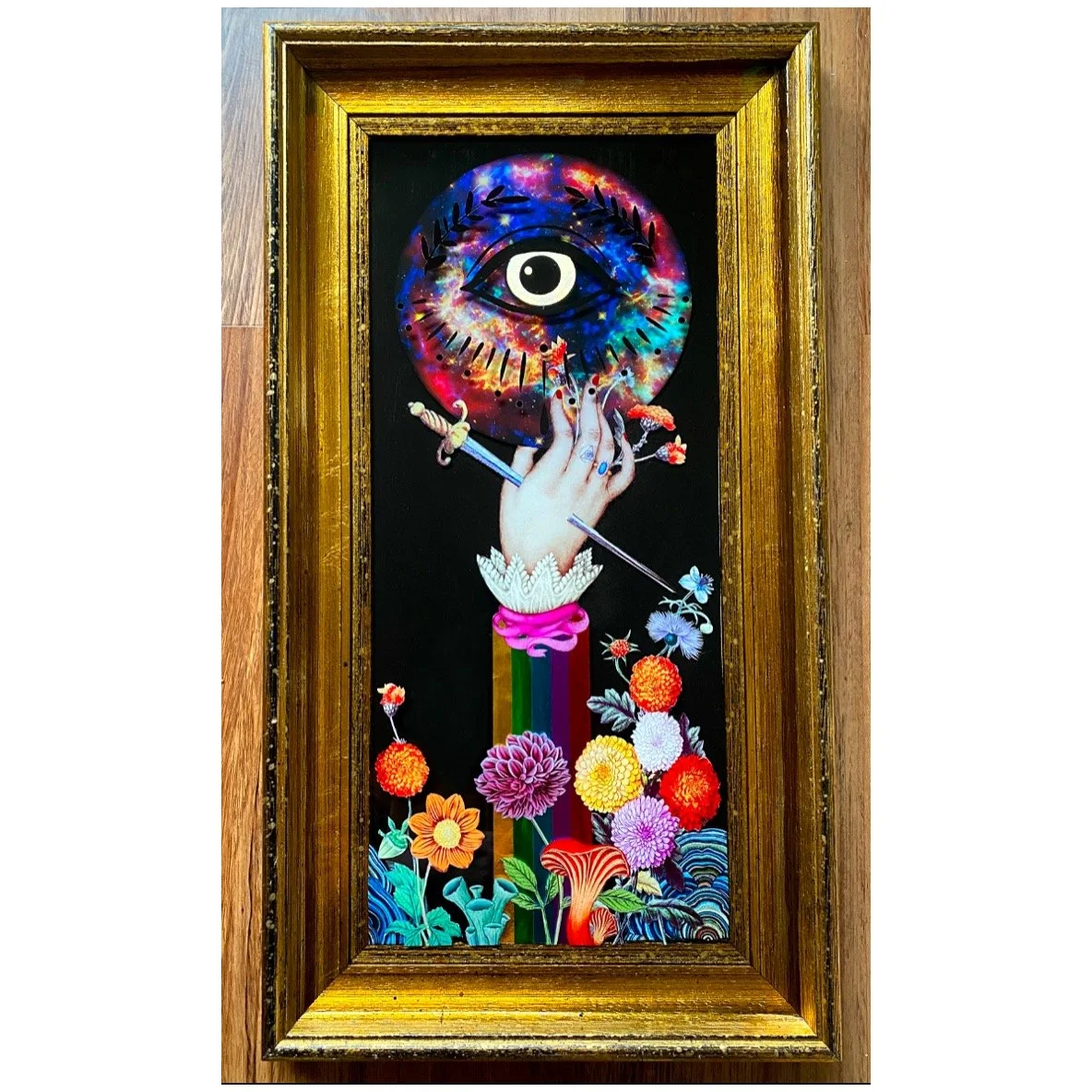 Triptych (detail), Mixed Media/Found Objects, 2022