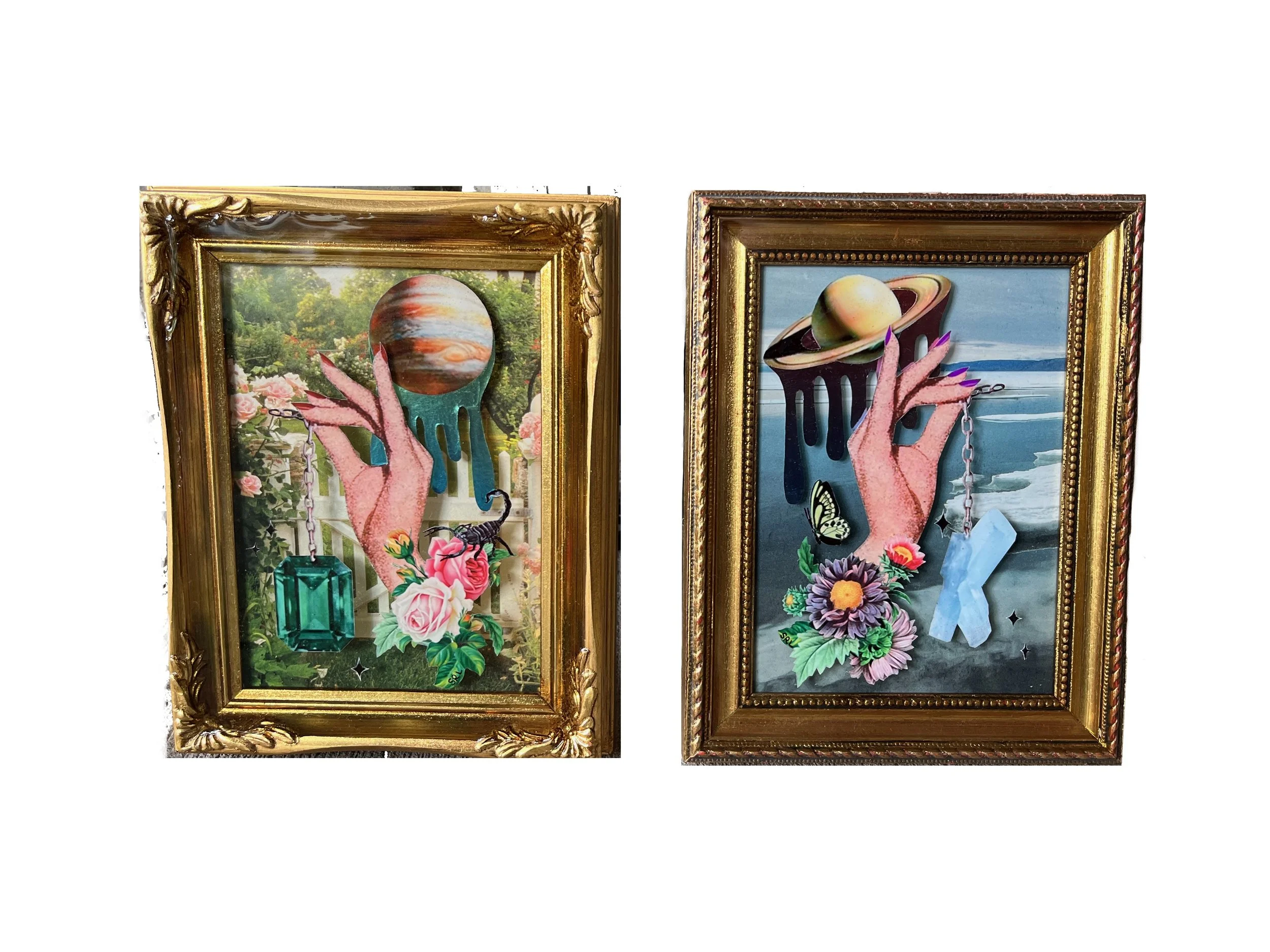 Diptych, Mixed Media/Found Objects, 2021