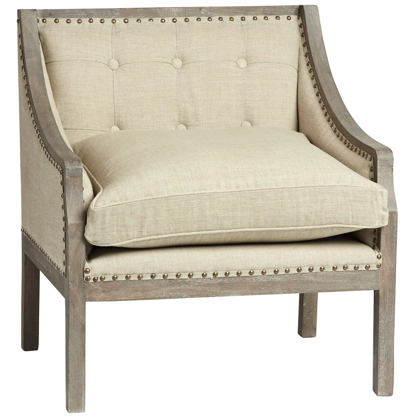 halston viceroy chair natural