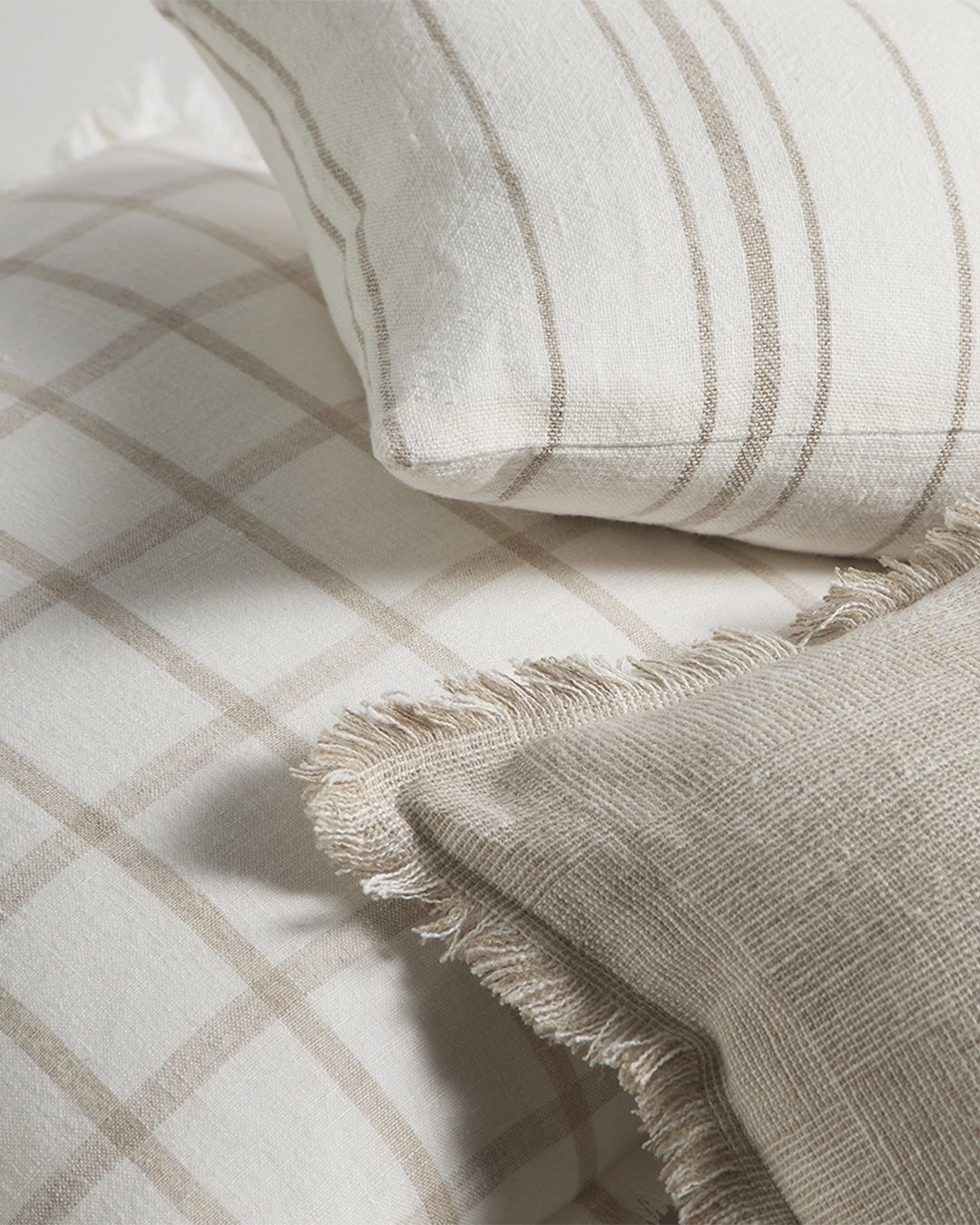 🤍 Brentwood - One of many stunning new collections for 2024 featuring beautifully soft natural tones with a nod to country-inspired living.⁣

In stock and available to order today. Explore all our cushion collections via the link in our bio. ✧