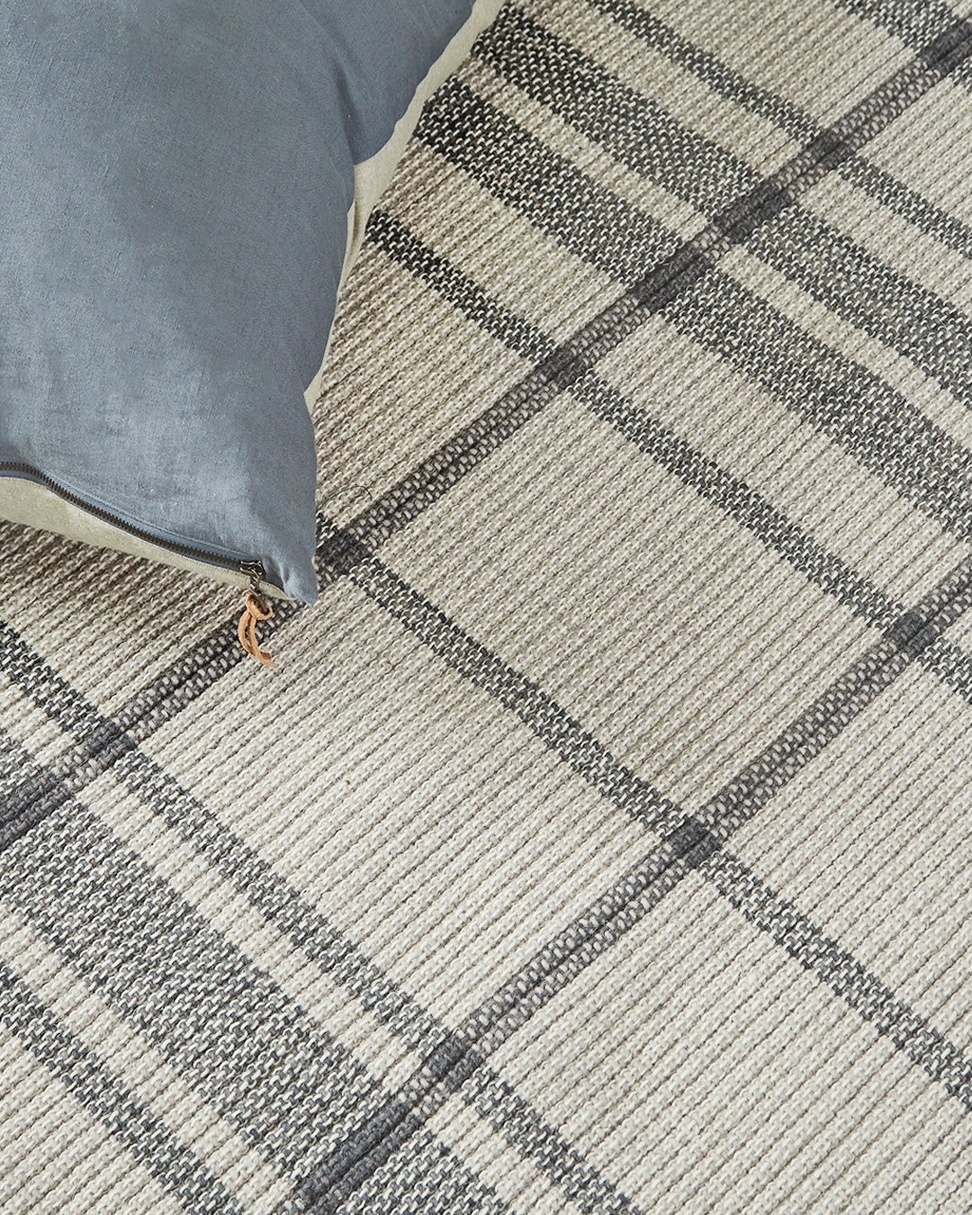 ☆ Adorn Your Floor ☆​​​​​​​​
​​​​​​​​
Have you explored our selection of generously sized and beautifully made jute and cotton rugs?

Featured &ndash; the oversized Bixby Rug boasts a plaid pattern in denim blue and natural on an intricate weave.
​​​