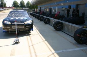 Pit row