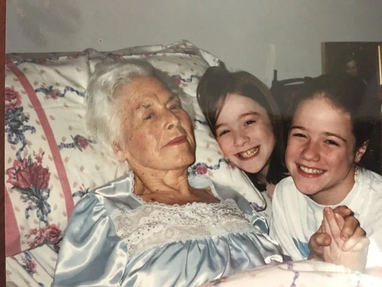 Nana, Sarah, and me.