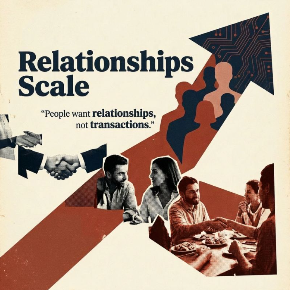 People want relationships, not transactions. ~via Raquel Navarro