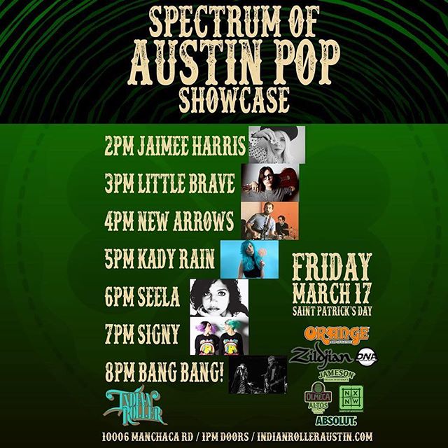 Friday! DW and AC will play some new songs and some EP stuff as a duo at @indianrolleraustin Come hang! #sxsw #stpatricksday #livemusic #atx #austinmusic