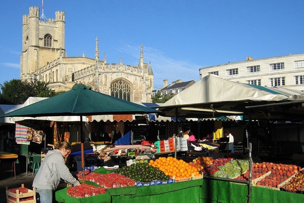 Cambridge Market | 9-minute cycling