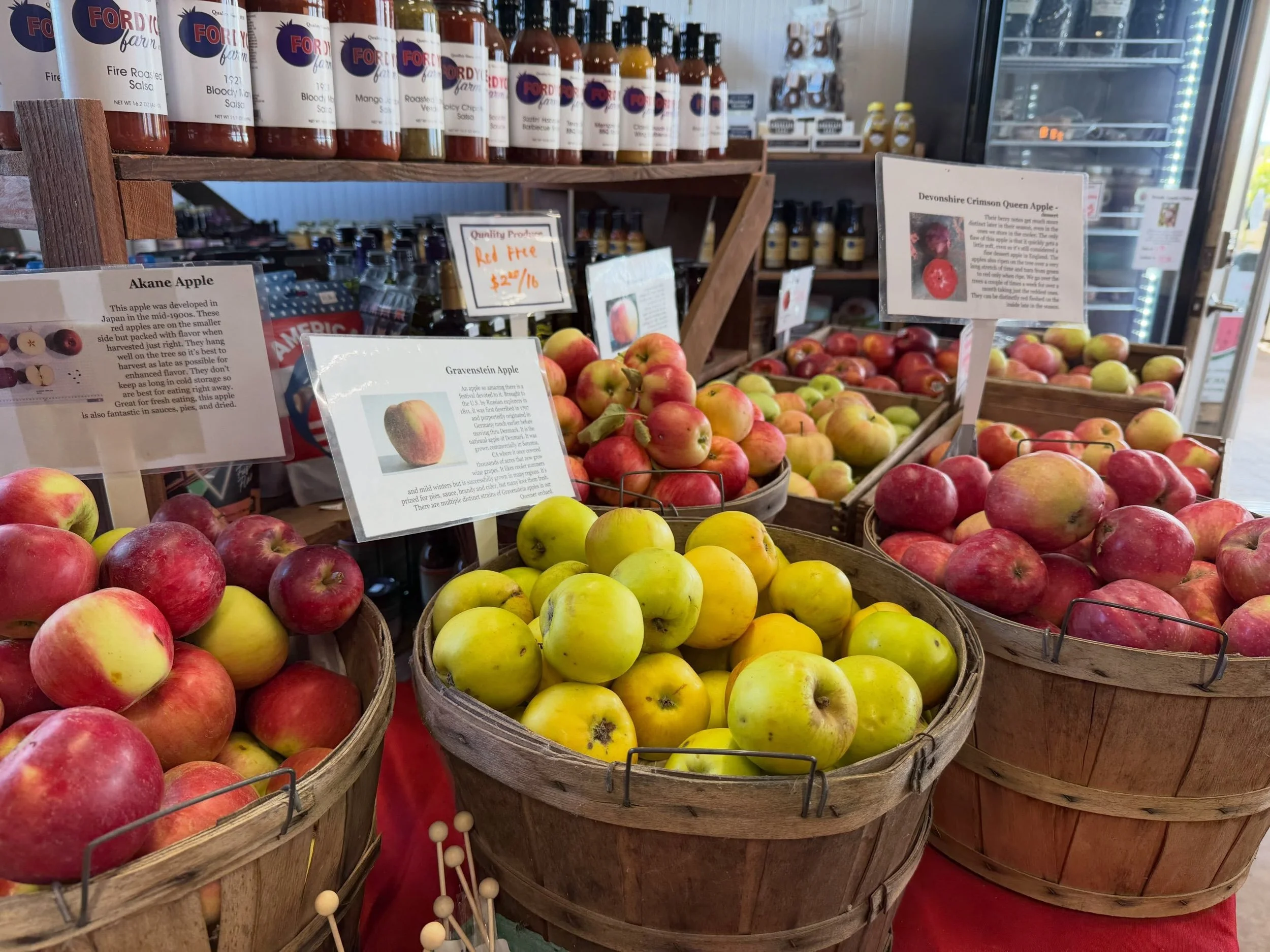 General farm update! 

We still have things to upick!
🍎 Apples are $1.25/lb for upick. $2/lb in the store. Akane variety available now. Berry Pass scans valid for 4 upick apples. 
🍐 Asian Pears $1.25/lb for upick. $2/lb in the store. These crisp, f