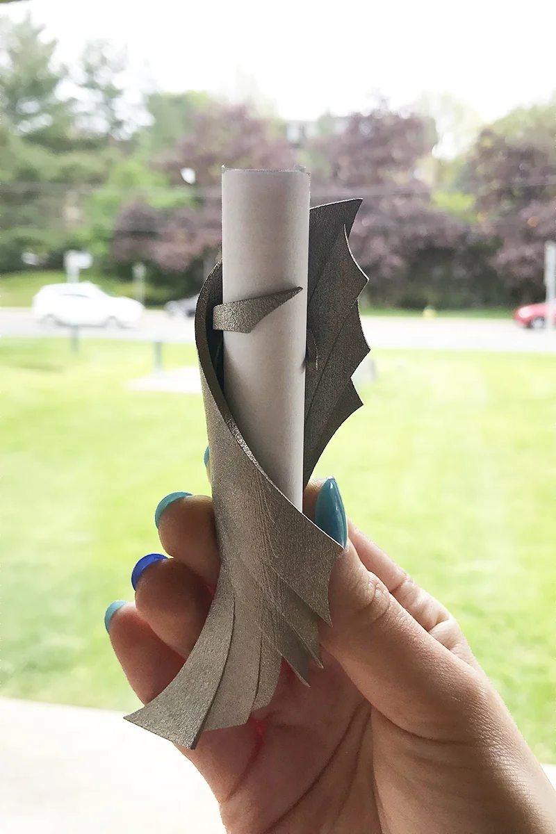 Pleated Mezuzah
