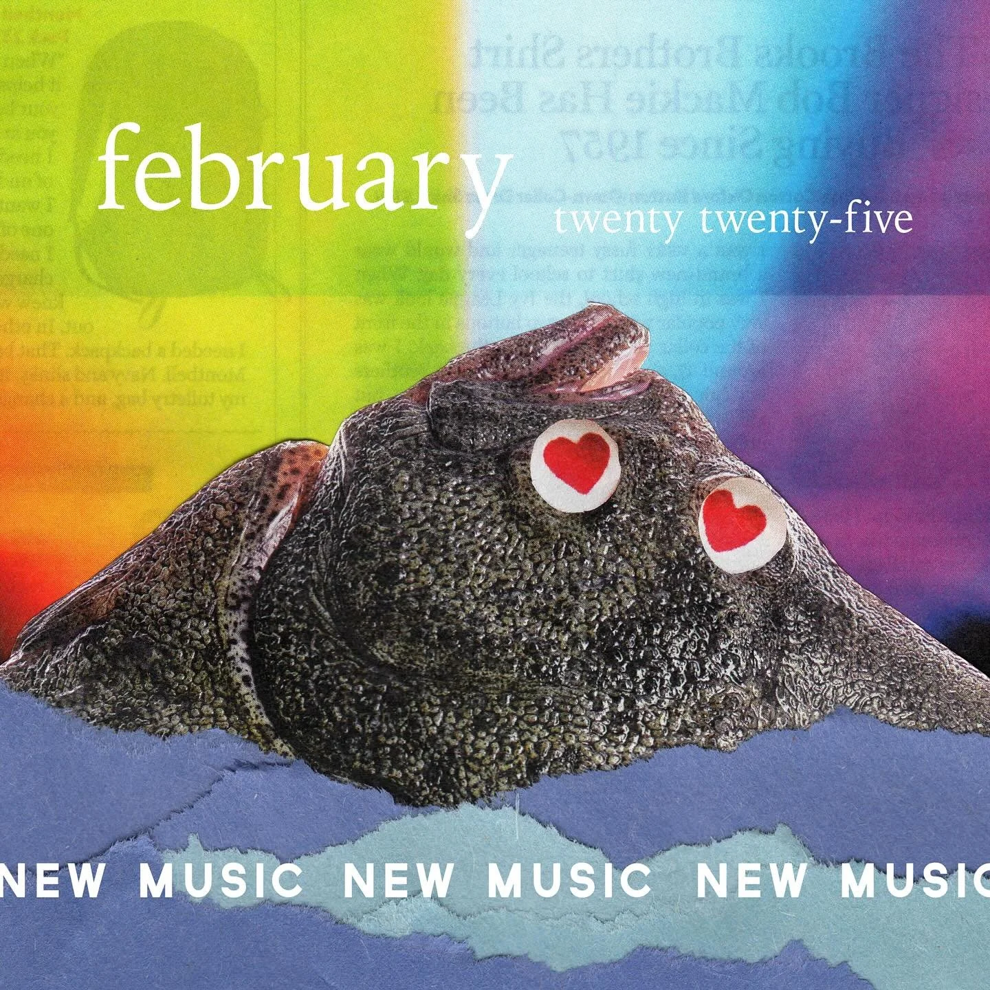 Hey it's back. Newish music (link on profile). Junior Varsity, Little Element, Bon Enfant, Rubblebucket, Tunde Adebimpe, Charlotte Cornfield, Obongjayar, and more. It felt good to just make something. No AI involved, just a man in his late 30's livin