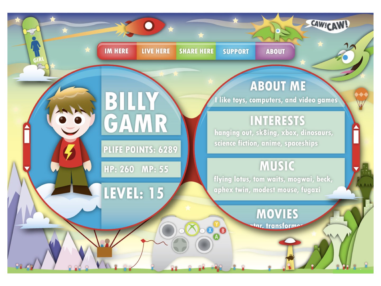 The goal with Plyfe was to create a platform where digital activity was converted to a meta-score, allowing you to gamify and unlock rewards for activity already being done online. These were early explorations into what it could be. The design element that stuck from early iterations was the logo, the “play/heart” icons mashed together.