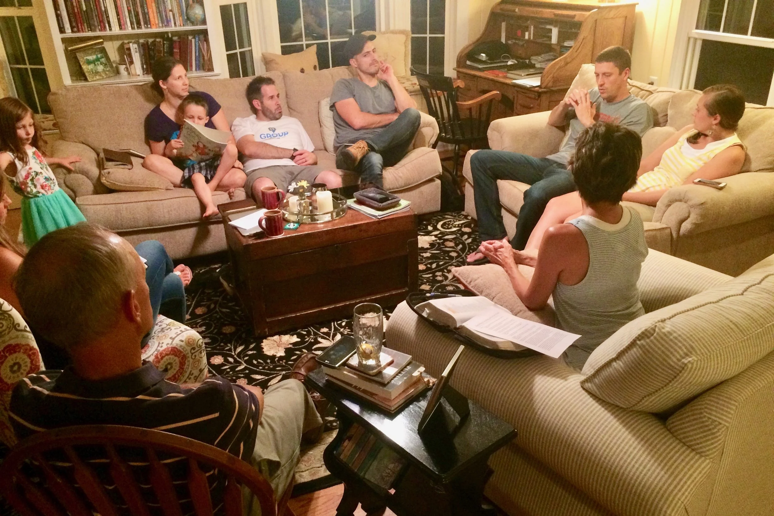 Elders and leading women gathering monthly to shepherd the church. 