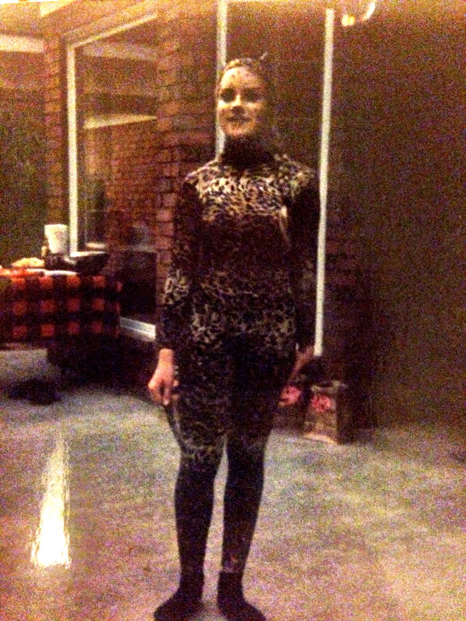 This is my Halloween costume from around 12 years old, right around the time that I started struggling with my body. I look fine. And that's still my favorite Halloween costume.