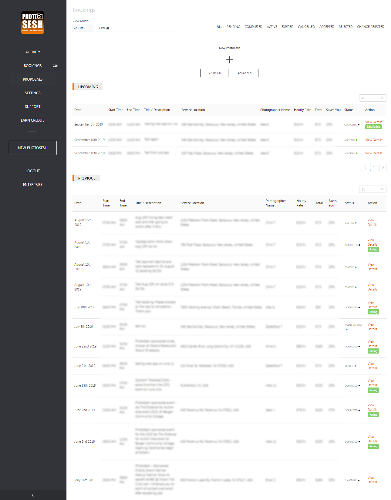 Manage Bookings Across the Country With Your Own Customizeable Photography Portal.
