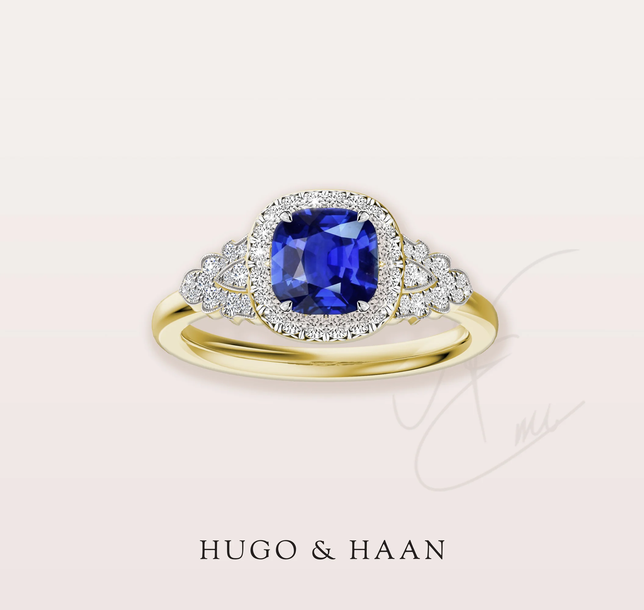 hugo-haan-gold-double-halo-cushion-blue-sapphire-trilogy-engagement-ring.jpg