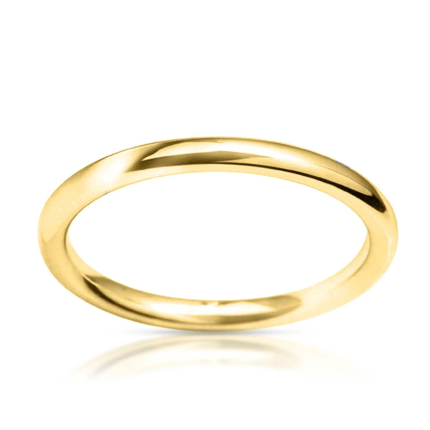 yellow gold wedding bands
