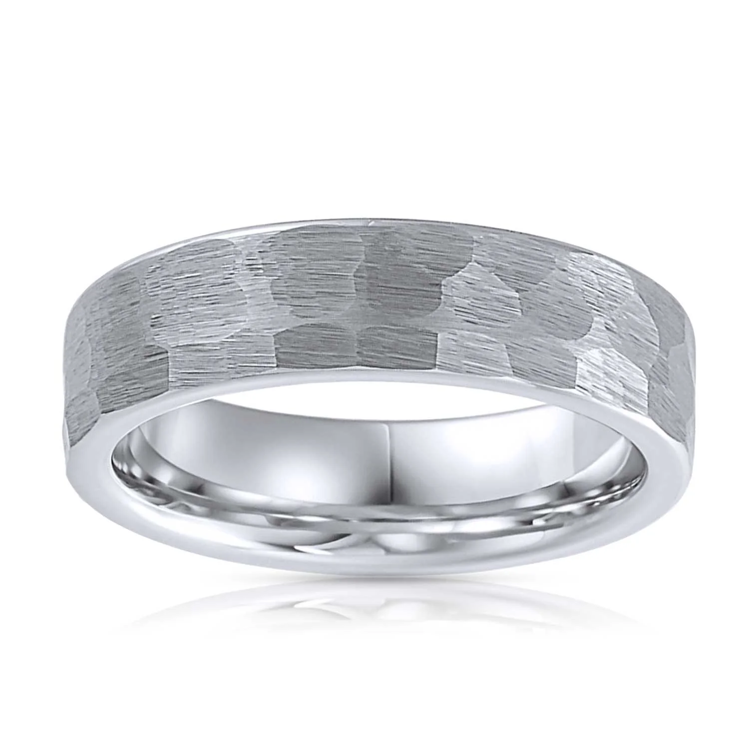 hammered wedding bands