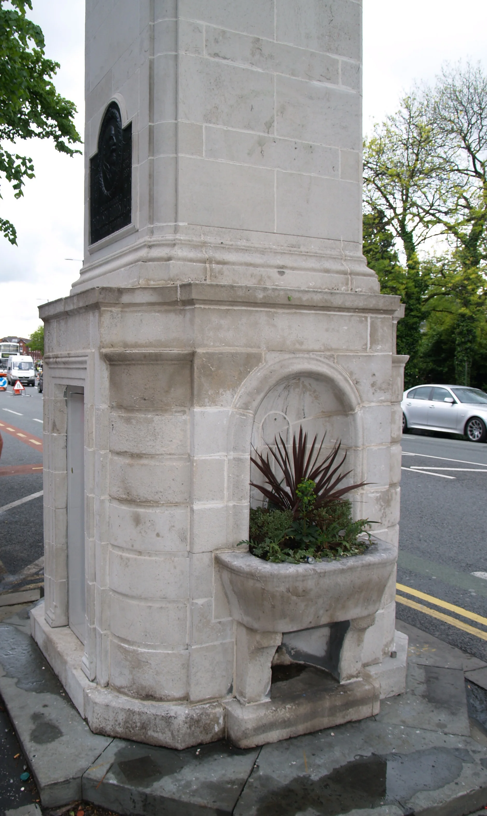 Didsbury Rhodes Memorial Clock after treatment