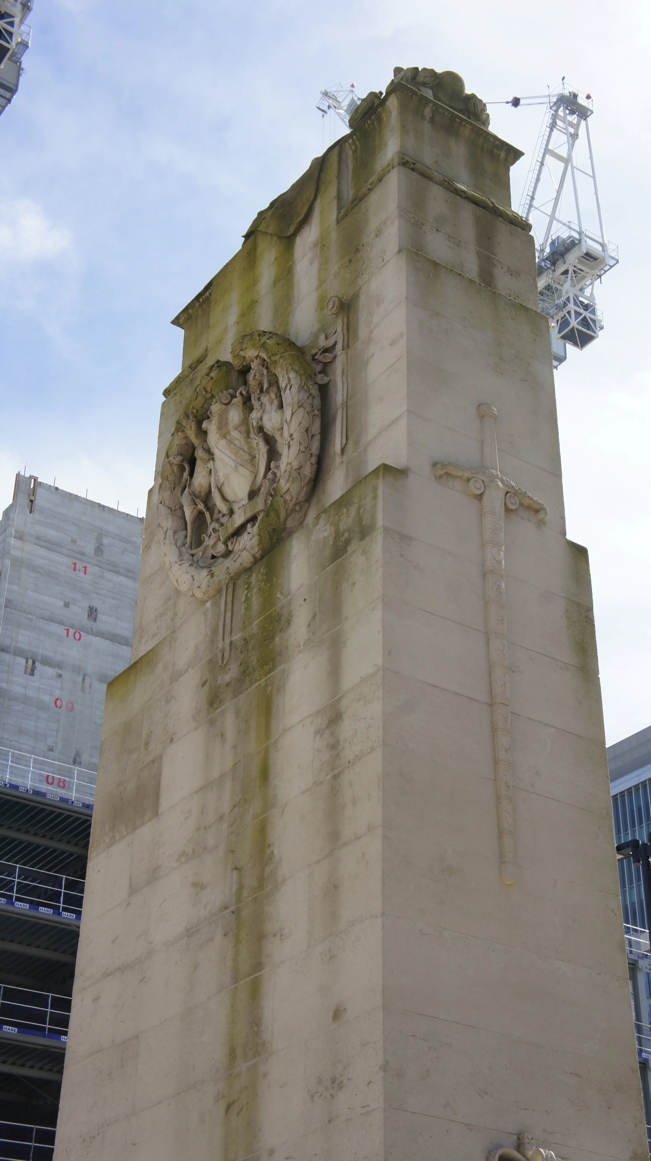 Manchester Cenotaph (before treatment)