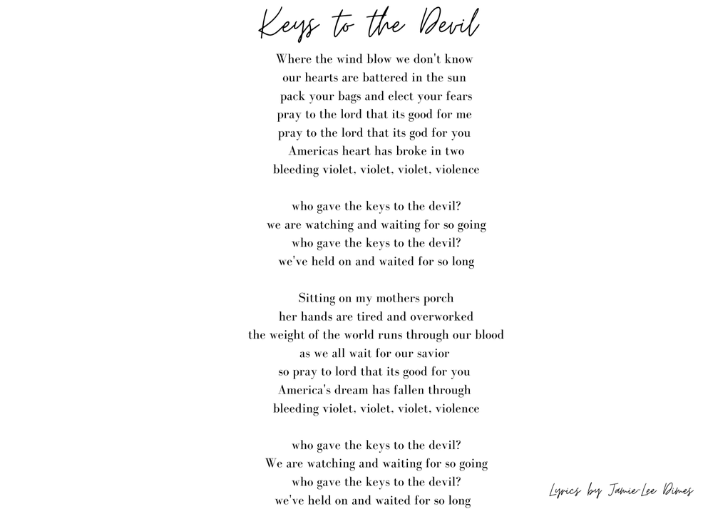 Lyrics Jamie Lee Dimes