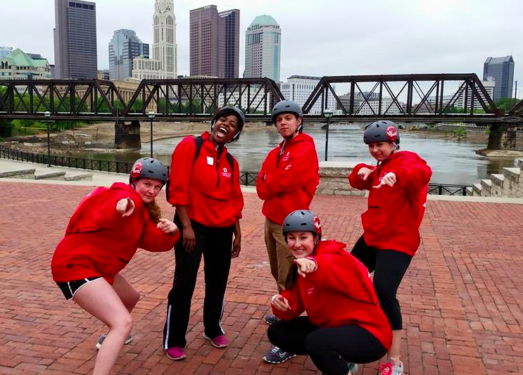 OSU First Year Peer Leaders get a taste of How We Roll on their orientation ride in June