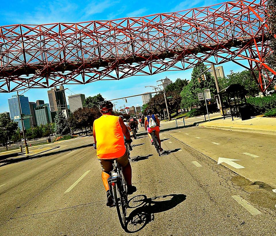 Cyclists on a Year of Yay! ride claim their right to the road, and stay safe.