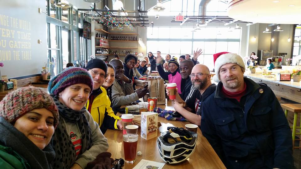 Toasting another fabulous adventure. Photo credit: Catherine Girves