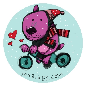 December's button, courtesy artist Thom Glick