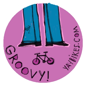 October's button, courtesy artist Thom Glick