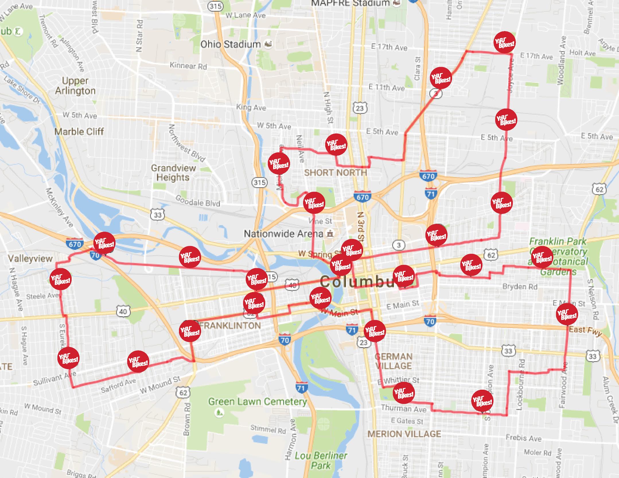 Draft 2016 route.
