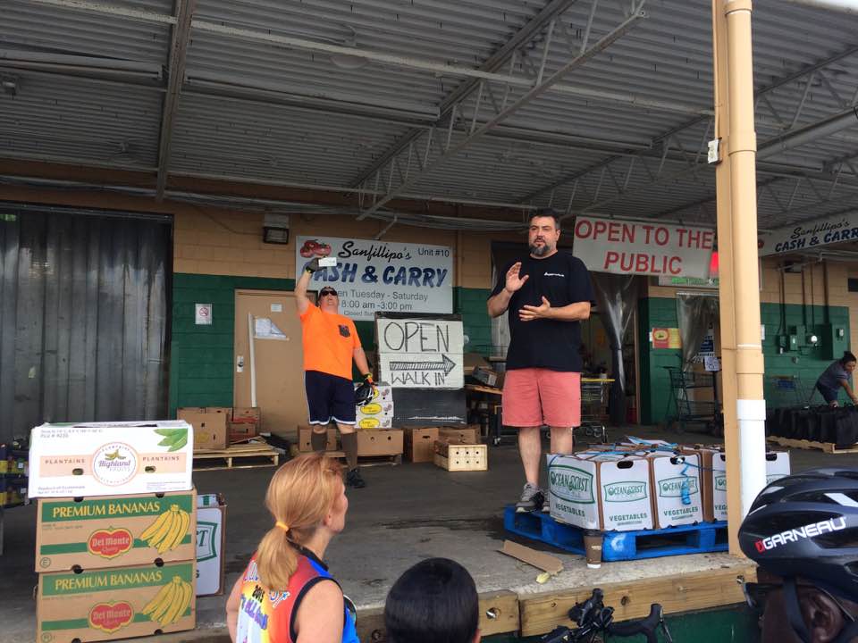 Jeff introduces Sanfillipo to us. Photo credit: Shyra Allen
