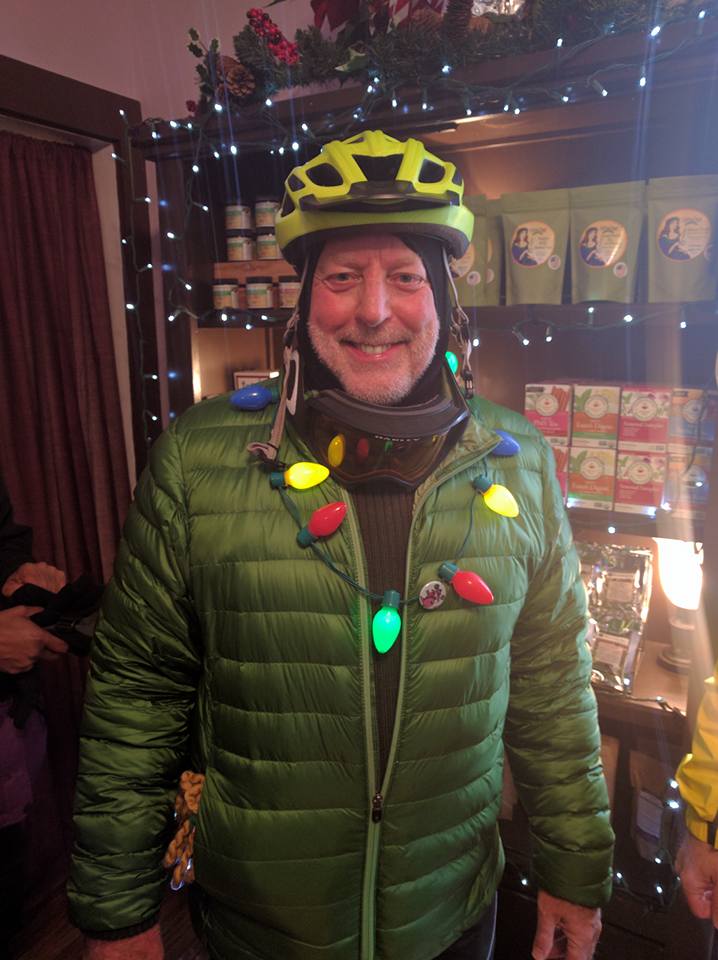 Jeff Gove, festive as always! Photo credit: Michelle Blaney