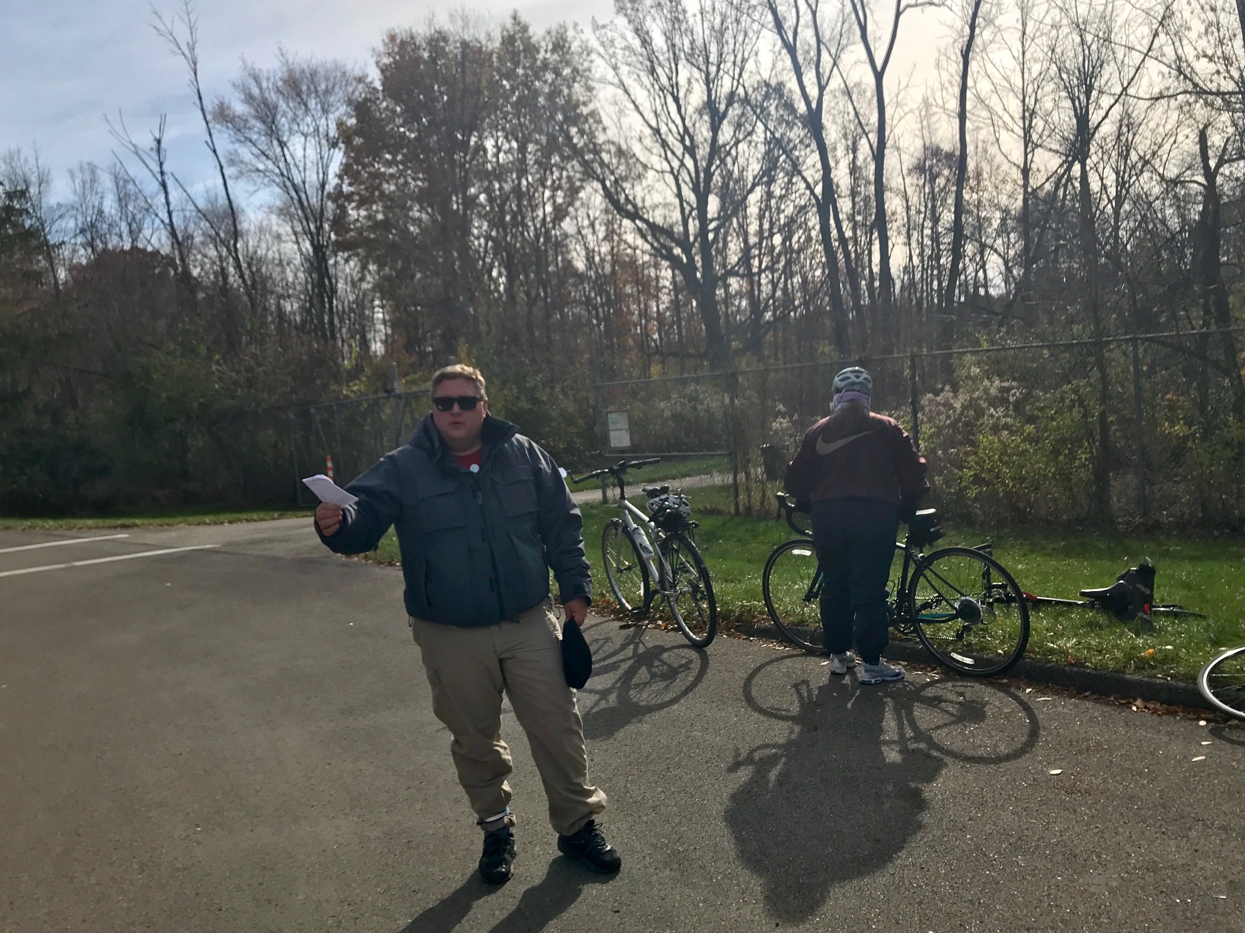 Alec talks about how his family got interested in birding. Photo credit: Shyra Allen