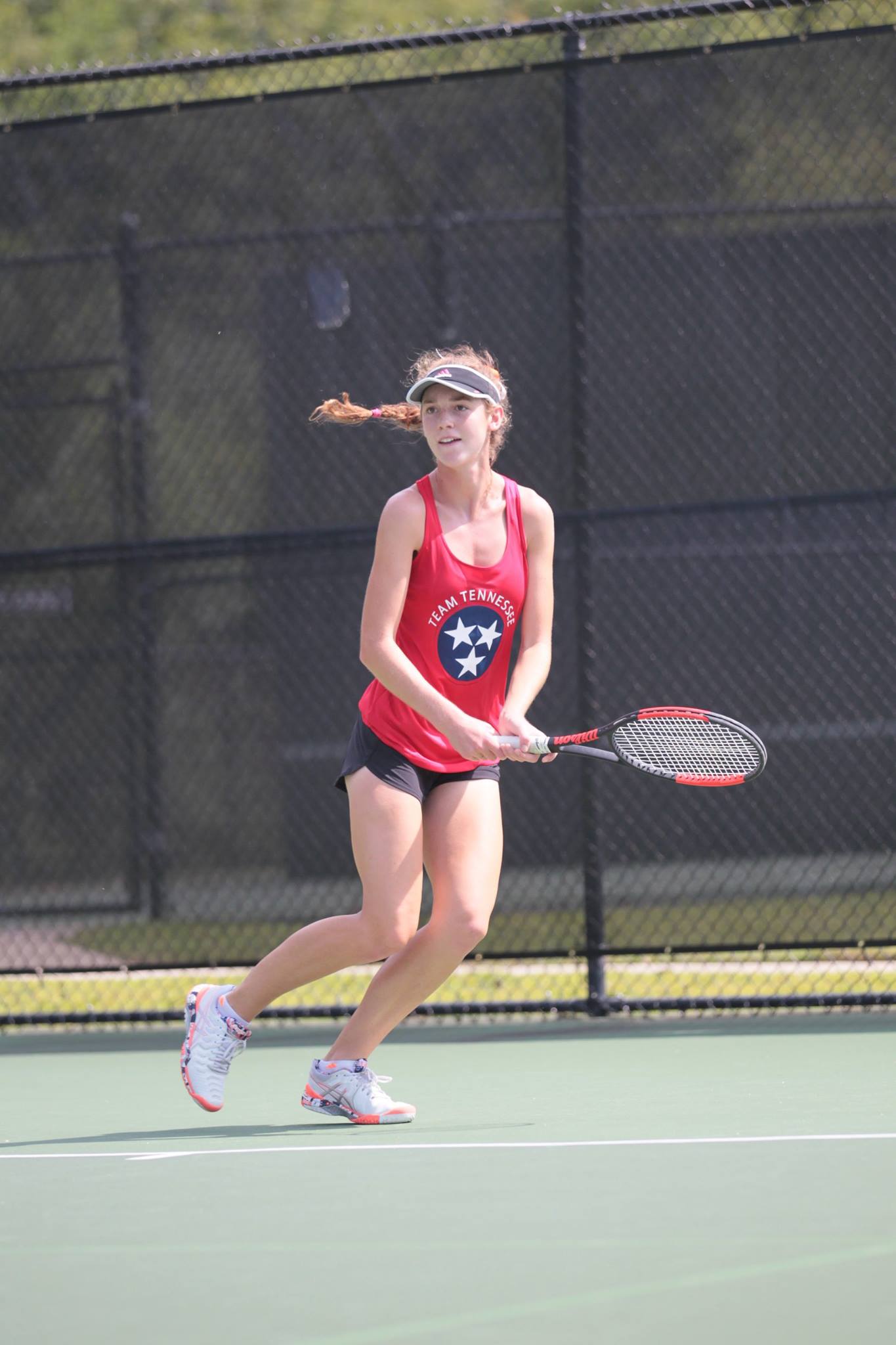 Julia Adams, current TTCA player and future Division I athlete for Furman University.