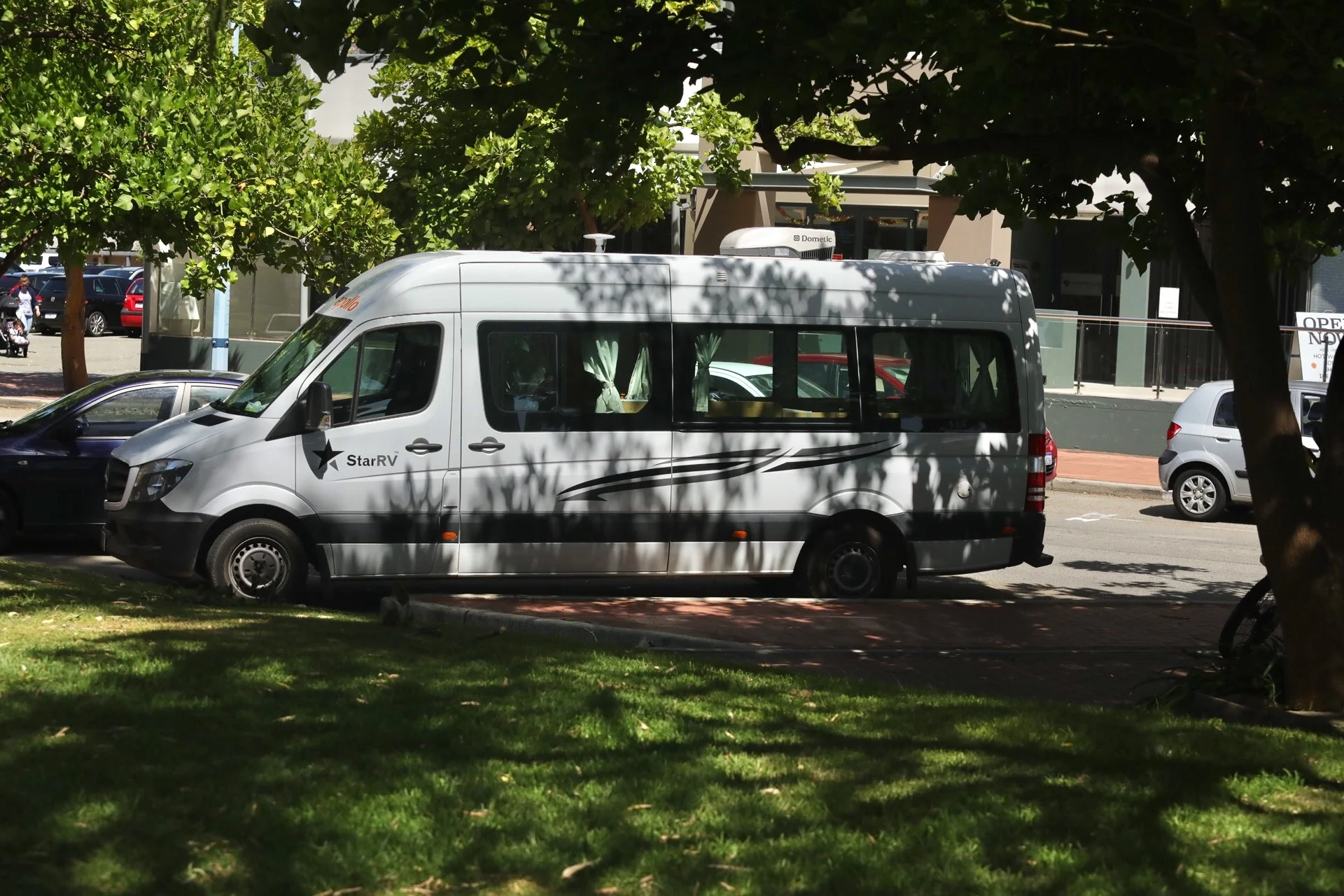 Back off in the van :)