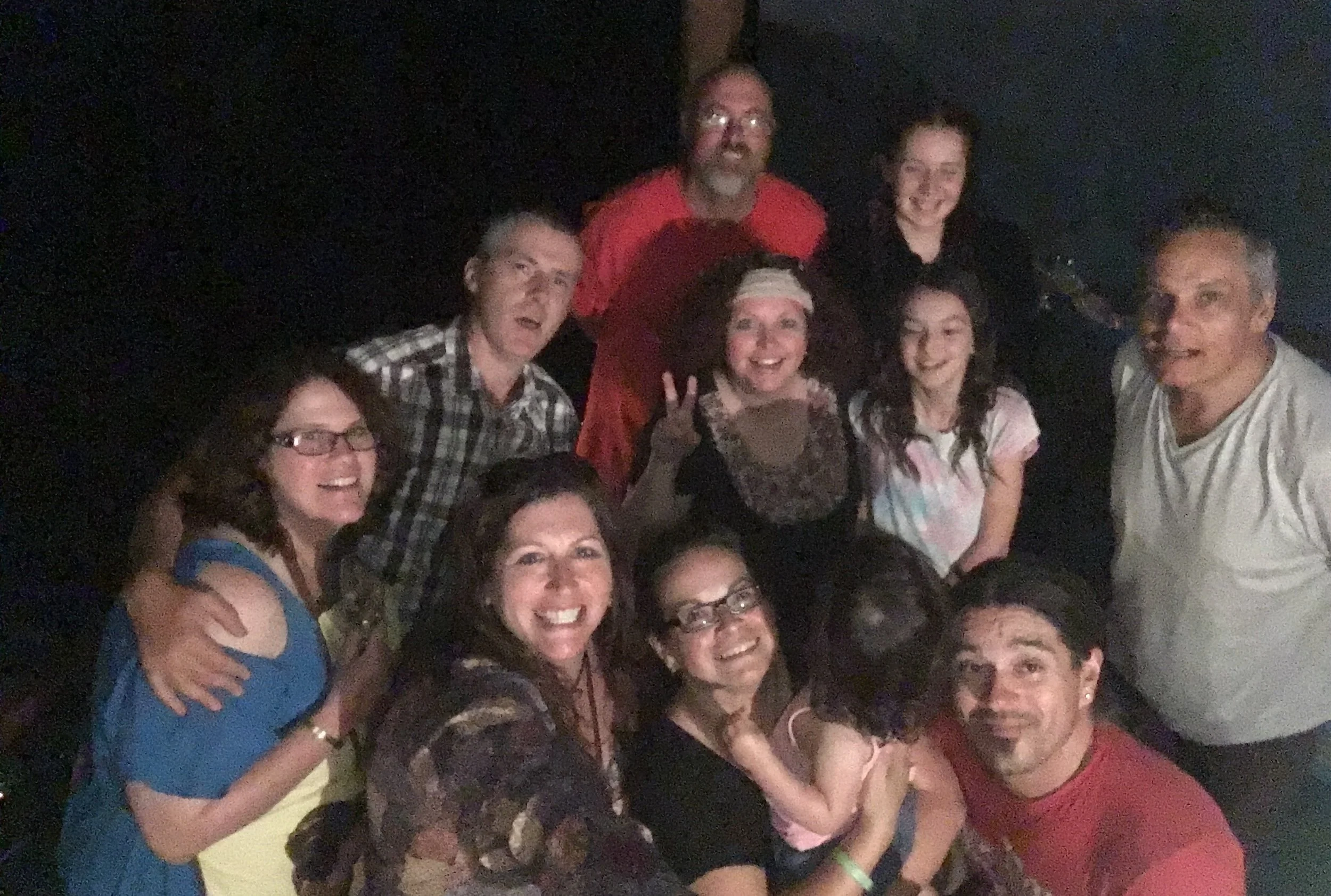Maria, Ash, Barry, Ashley, Janine, Summer, Lee, Me, Maria, Alliana & Chile