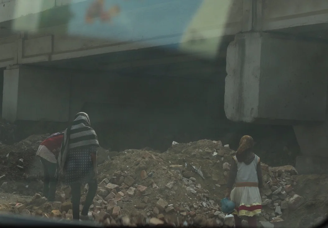 Horrific conditions in the slums
