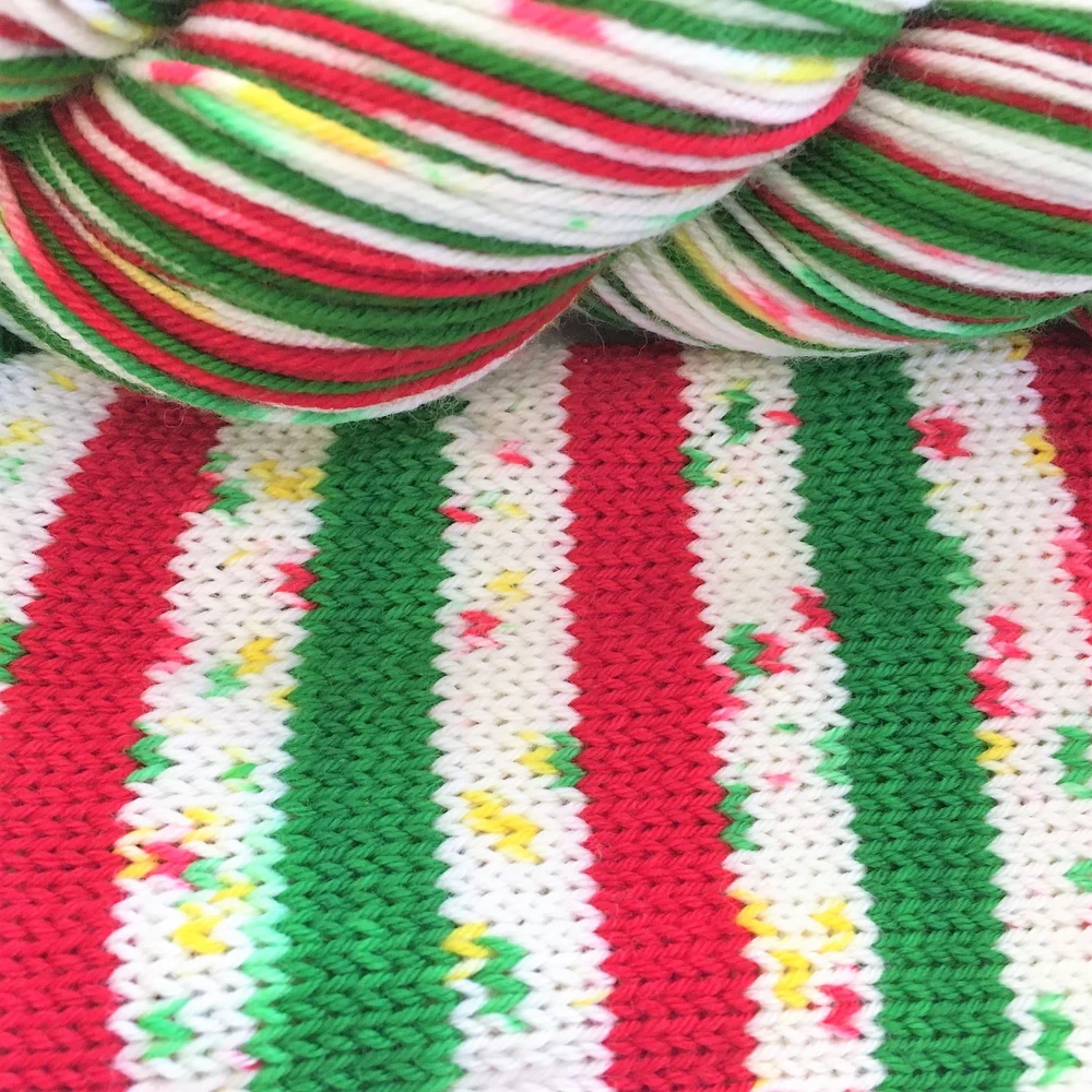 christmas sock yarn