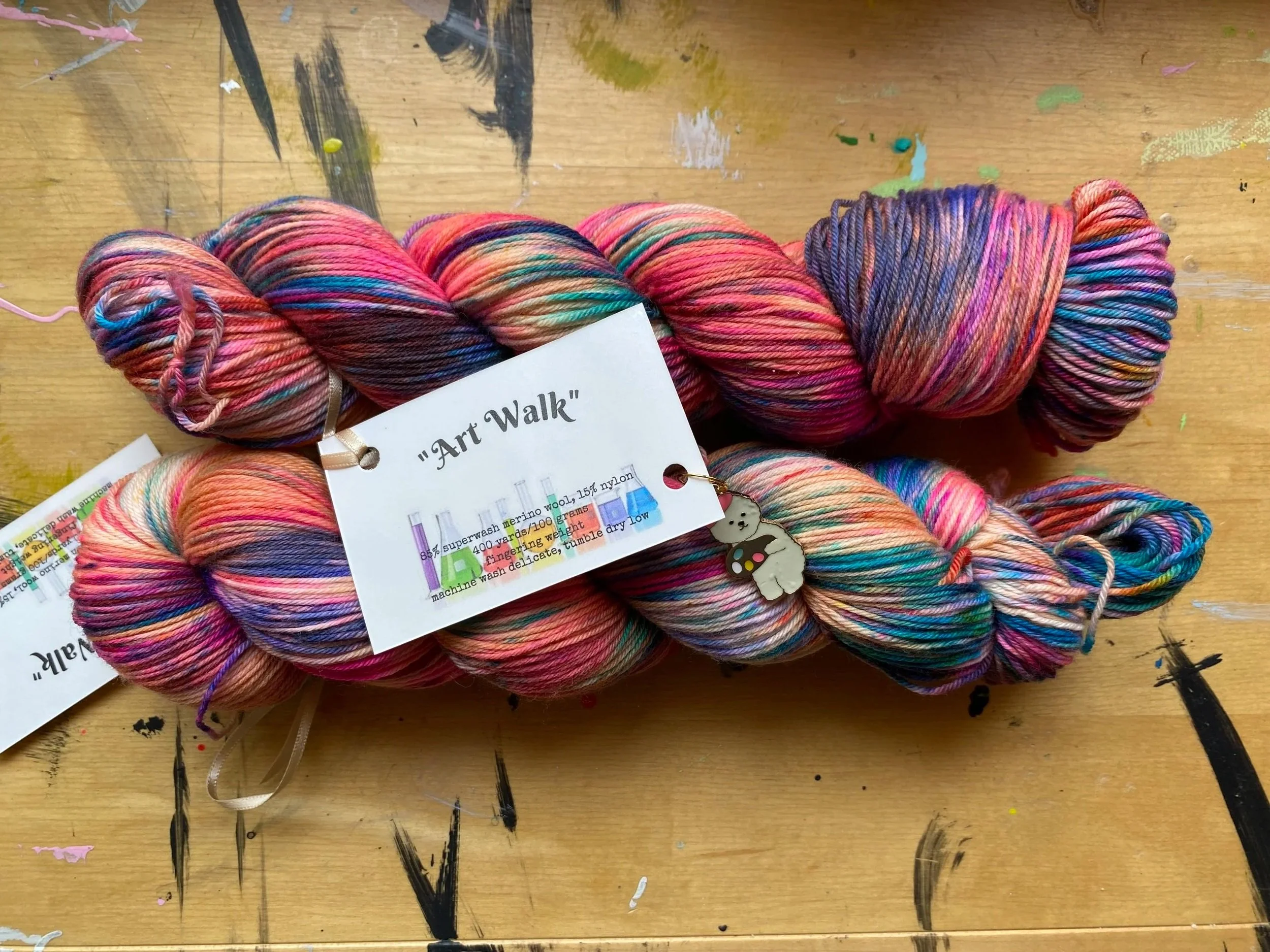 "Art Walk" sock yarn