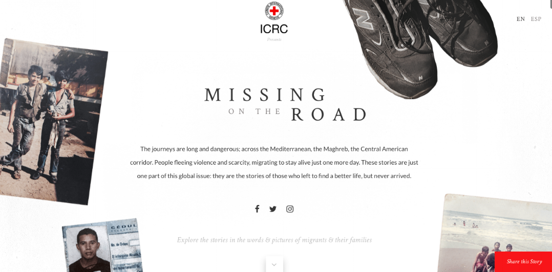   “The International Red Cross has done an exceptional job presenting these stories in the most beautiful and poignant way possible. By showing us personal accounts, the story takes us right to the heart of those experiencing it, and reminds us that 
