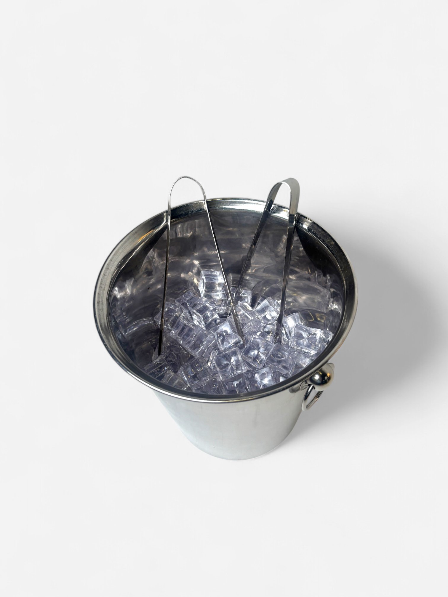 ICE BUCKET WITH TONGS