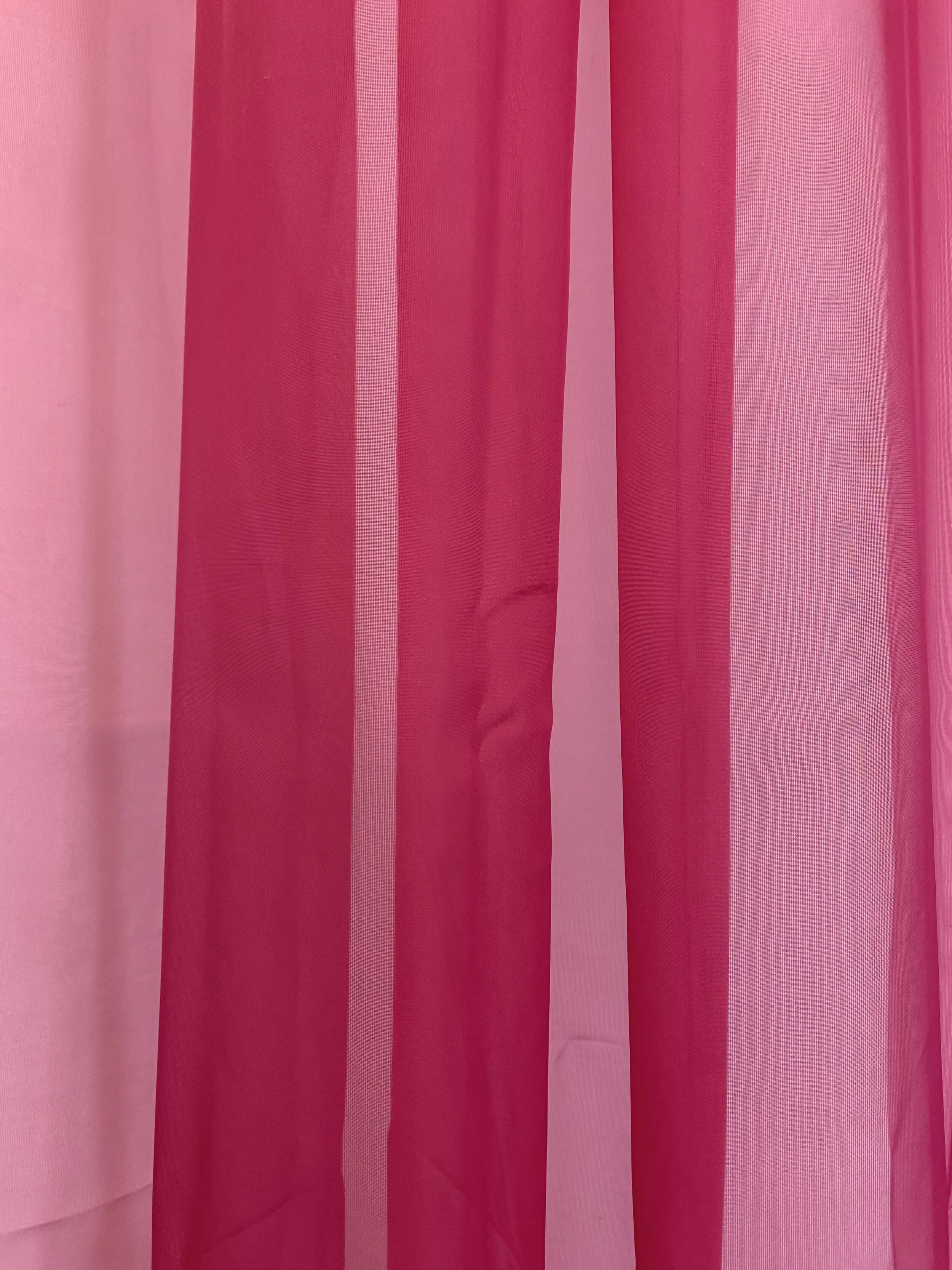 HOT PINK SHEER CURTAIN